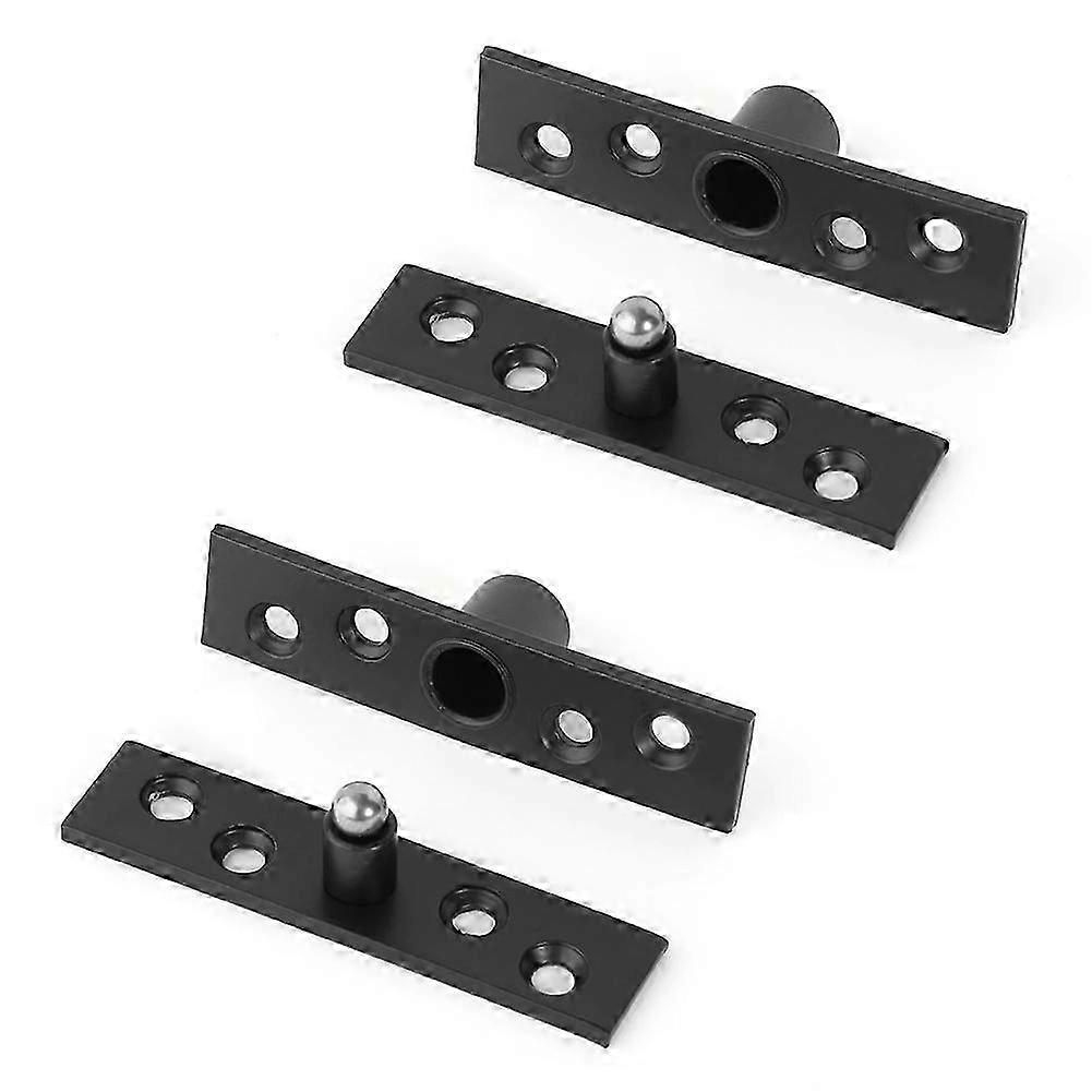 Pivot Hinge Central and Offset-Axes Rotating Hinge Black