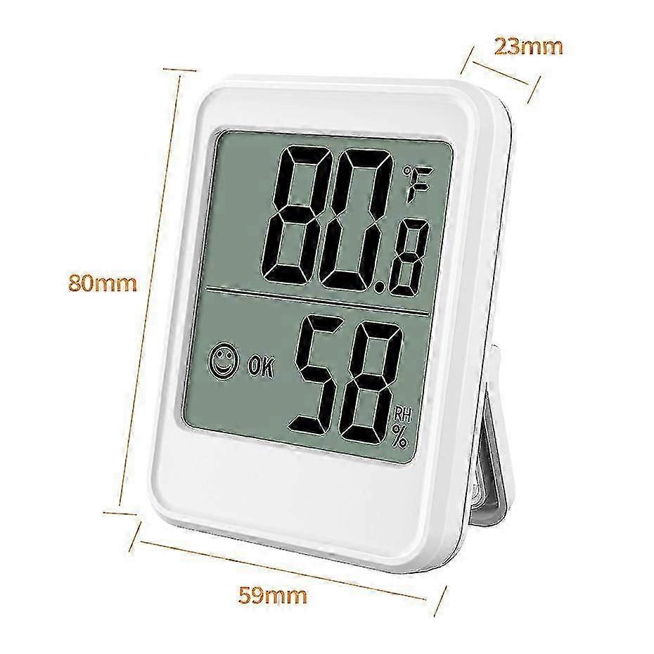 White Digital Home Indoor Electronic Digital Thermometer