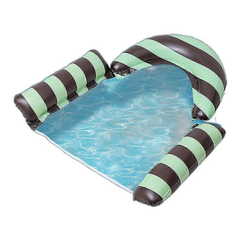 Three-Tube Pool Hammock Float - Brown Green Variant 021