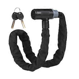 Universal MTB Road Mountain Bike Chain Lock with 2 Keys, Long Heavy Duty Waterproof
