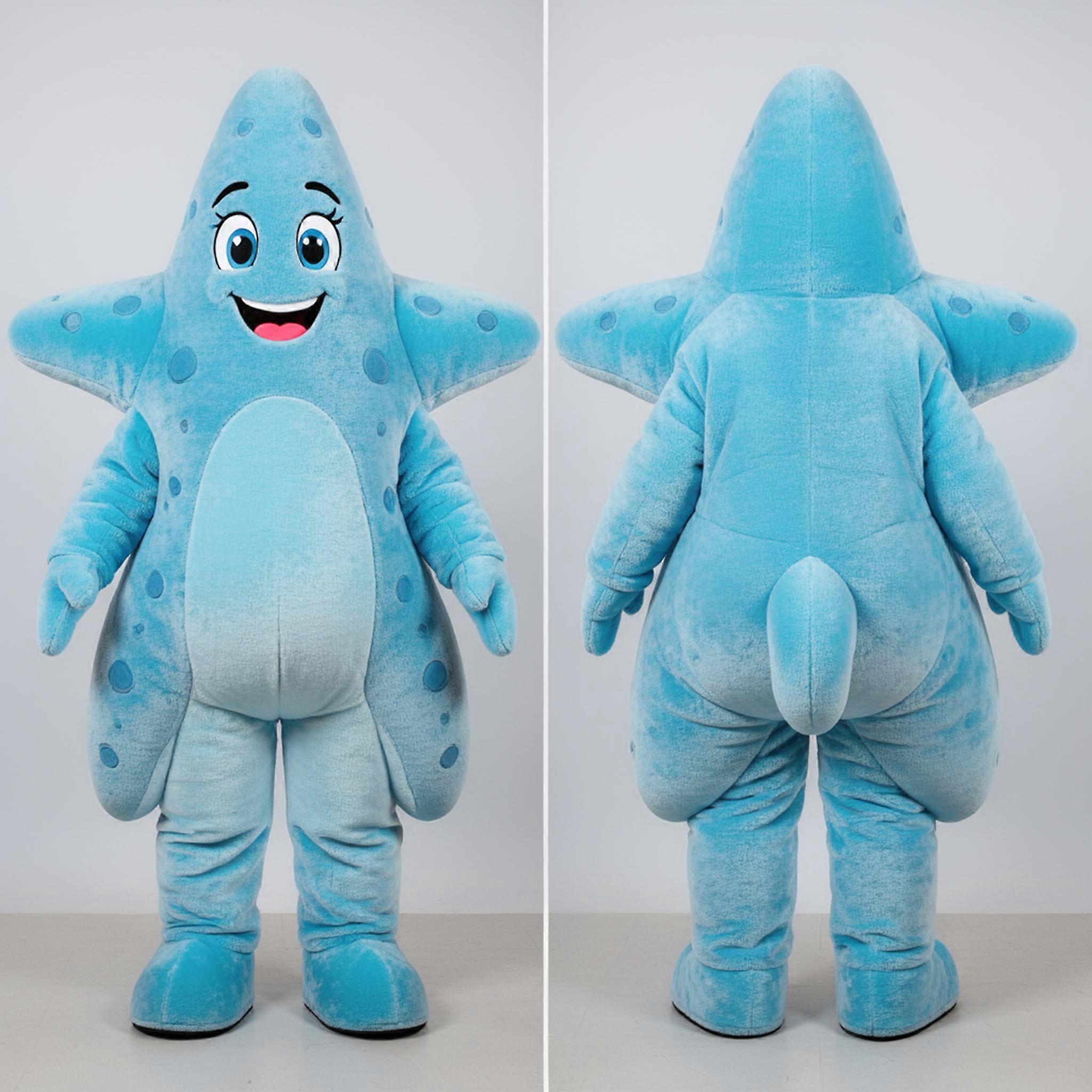 MASTICOT Sky Blue Rounded Starfish Mascot