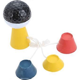 Tees de golfe de inverno, tees de golfe de borracha duráveis com 4 alturas diferentes 38mm 22mm 18mm 12mm para dias gelados terra dura casa driving range mat treinamento pr