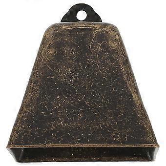 Metal Mini Cow Bell for Decor Dog Collar Bell Dark Brown