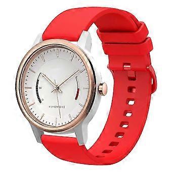 For Garmin Vivomove 20mm Solid Color Soft Silicone Watch Band YTQ