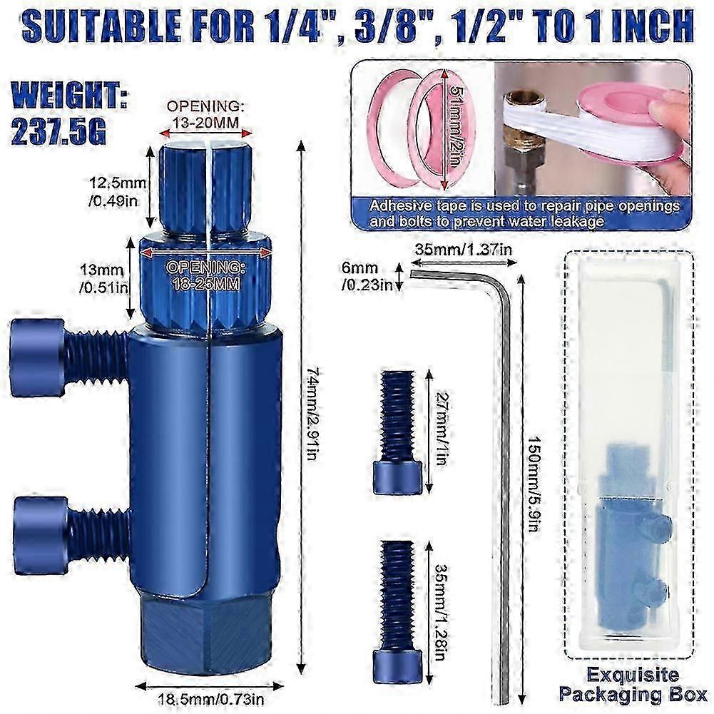 Broken Pipe Thread Extractor Tool, Broken Faucet Removal Tool, Stripped Screw Bolt Extractor Set