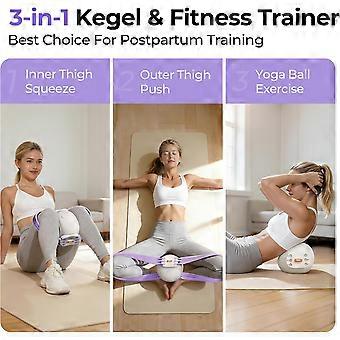 Thigh Master, Kegel Exerciser, Pelvic Floor Muscle Trainer for Women, Adjustable 5-Level Resistance, Inner/Outer Thigh Leg Hip Glute Arm Toner,Leg-Sh