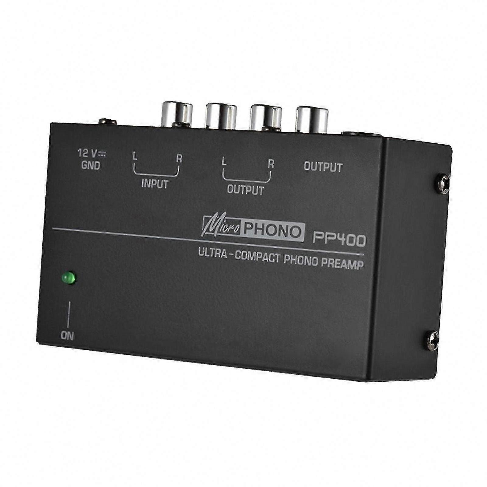 Turntable Amplifier, Compact Phonograph Preamplifier for Computers and Amplifiers