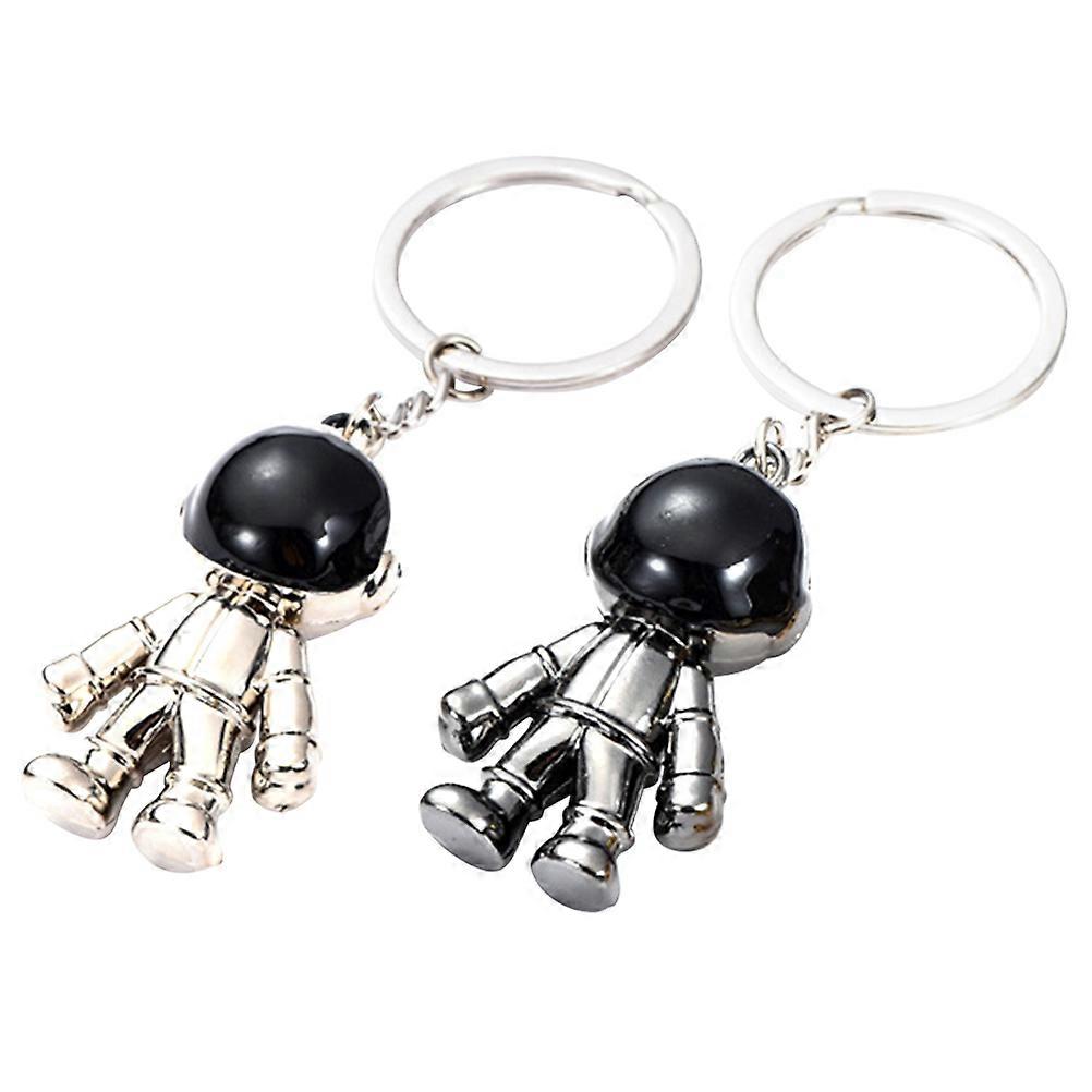 Key Ring Space Robot Key Holder for Decoration 4Pcs