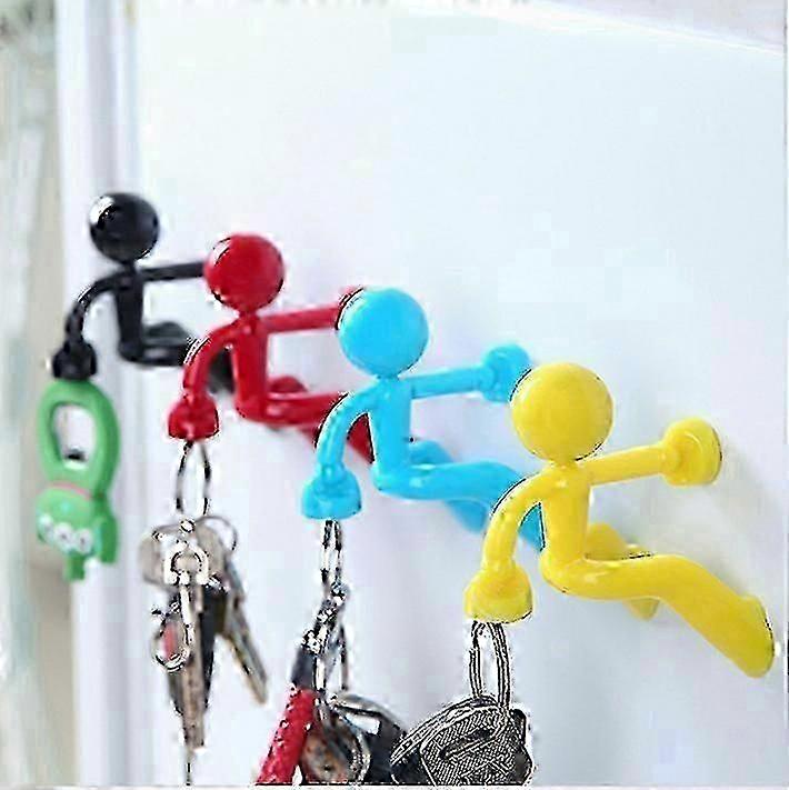 4-Pack Magnetic Wall Mount Hooks
