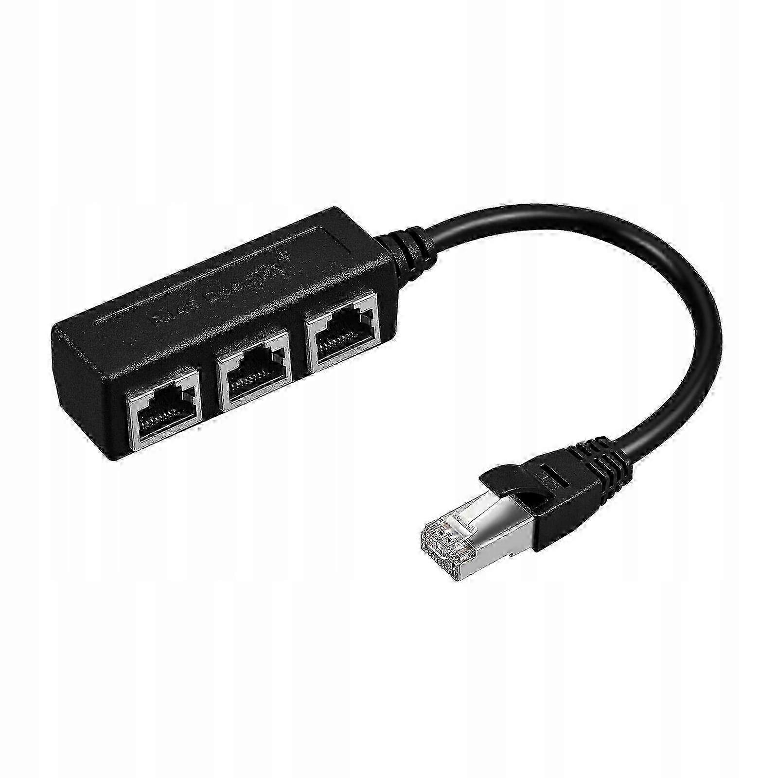 RJ45 Network Cable Extension Adapter compatible with Internet Connection
