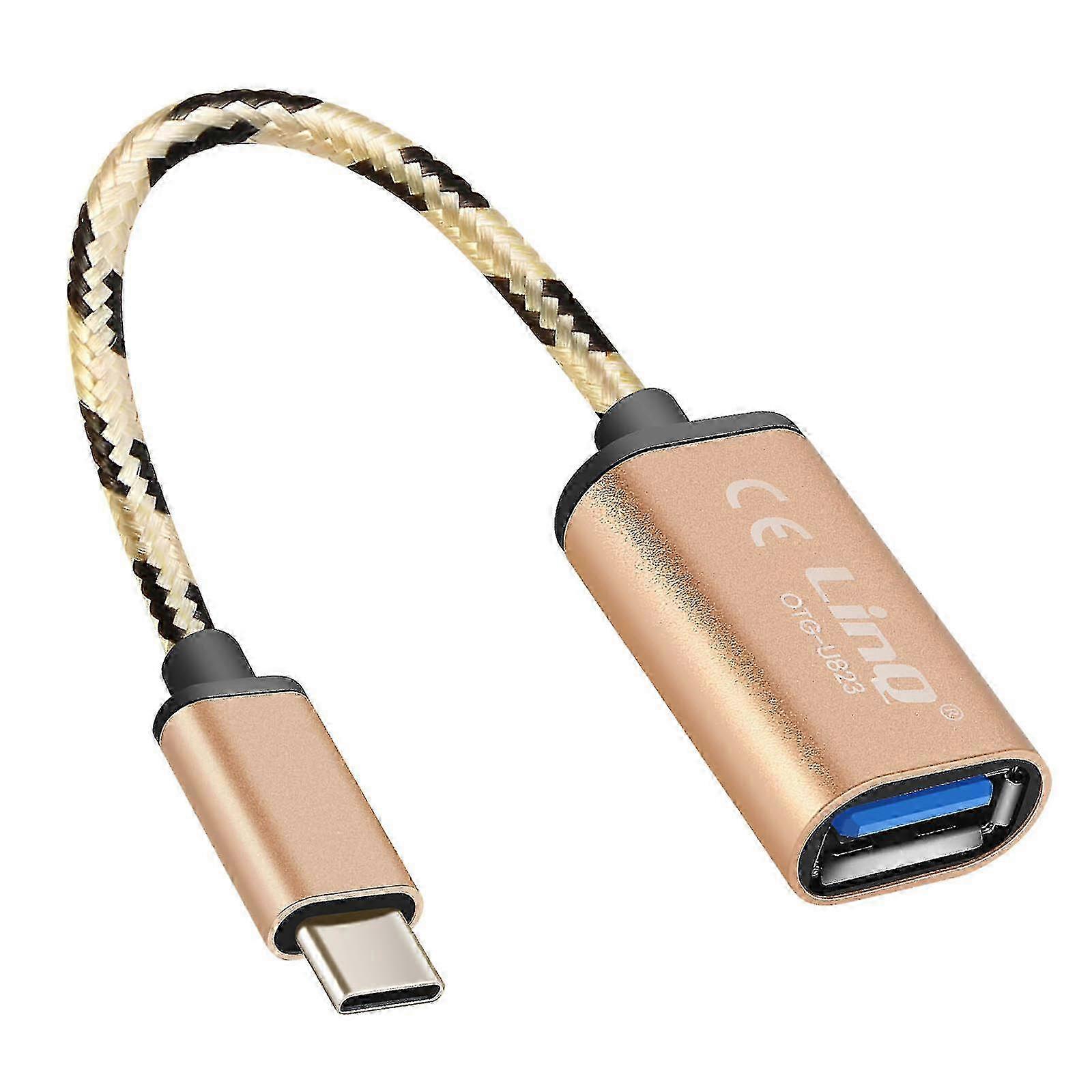 USB-C OTG Cable 15cm Compact