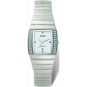 R. rado sintra white s.jub. med cer e/bl reloj para Mujer Analógico de Cuarzo con brazalete de Cerámica R13632702