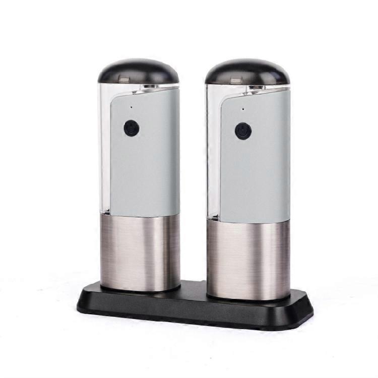 Automatic Adjustable Spices Grinder For Cooking Rechargeable Design With Transparent Window Kitchen Accessory