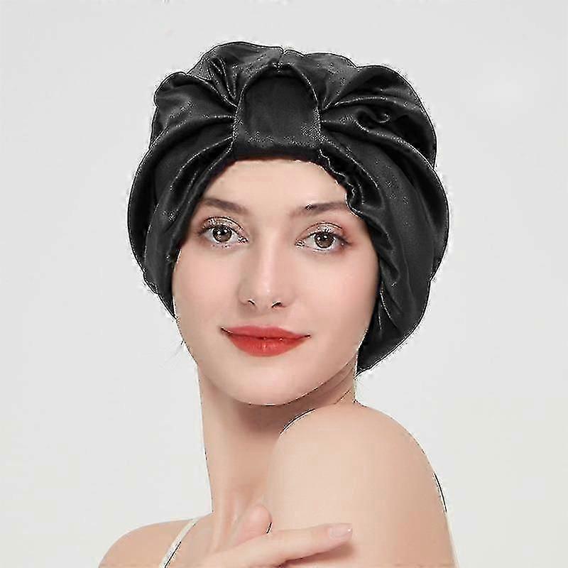 Double-Layered Silk-Like Sleep Cap