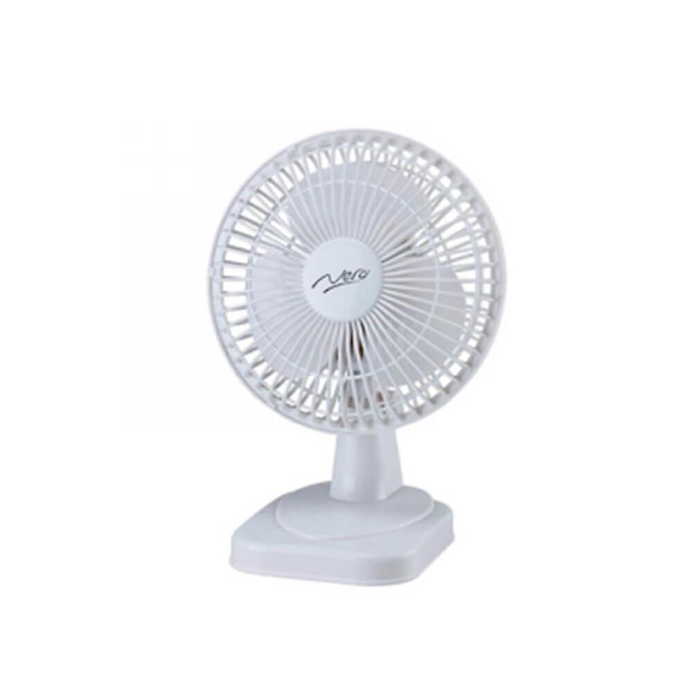 Nero 16W Desk Fan 15cm Two Speed Setting Control Adjustable Angle Stable Base
