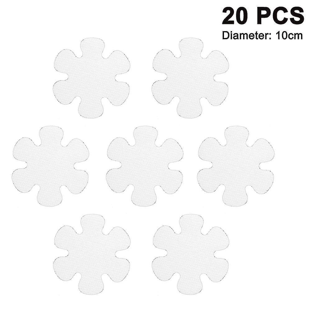 Rubber Snowflake Flower Bathroom Non-slip Stickers Waterproof