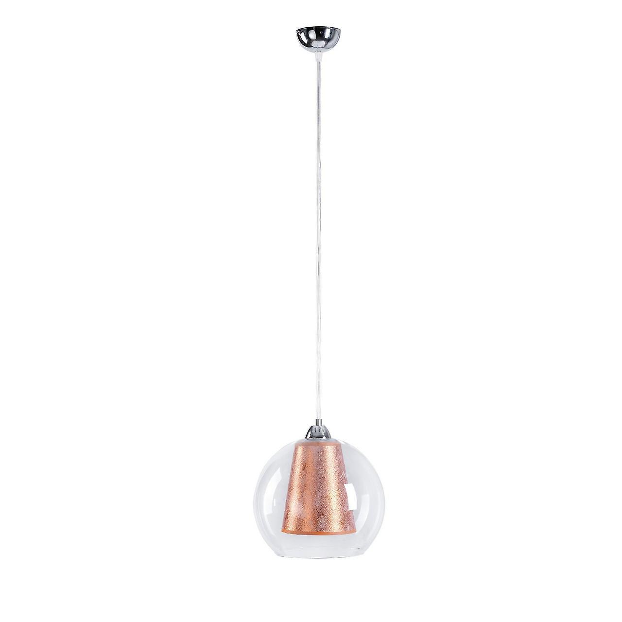 Kula Dome Pendant Ceiling Light Copper, 30cm, 1x E27