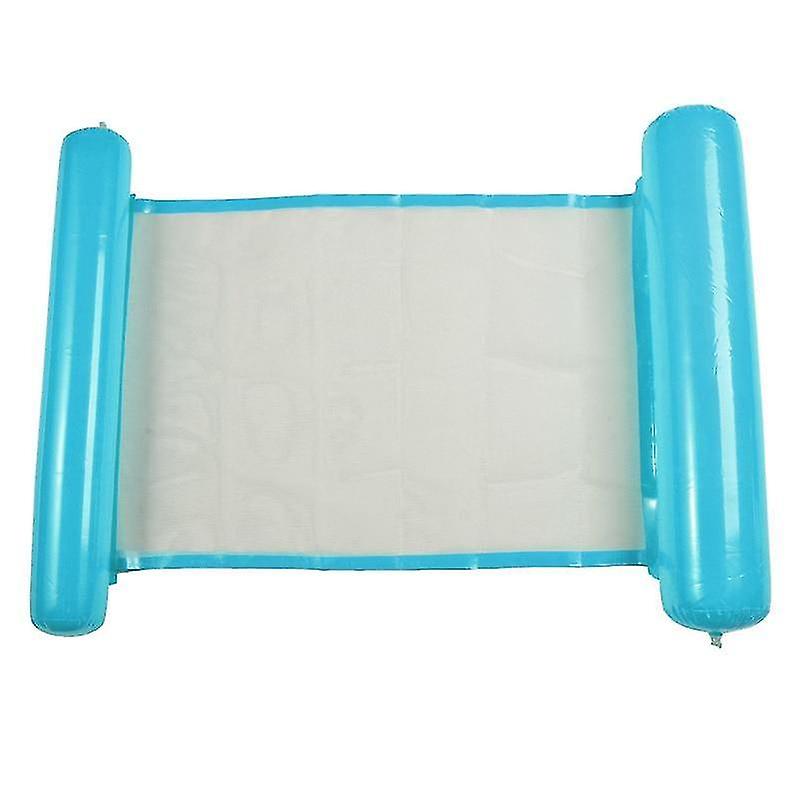 Blue Floating Water Hammock Portable Waterproof Air Beach Bed Lounge Chair