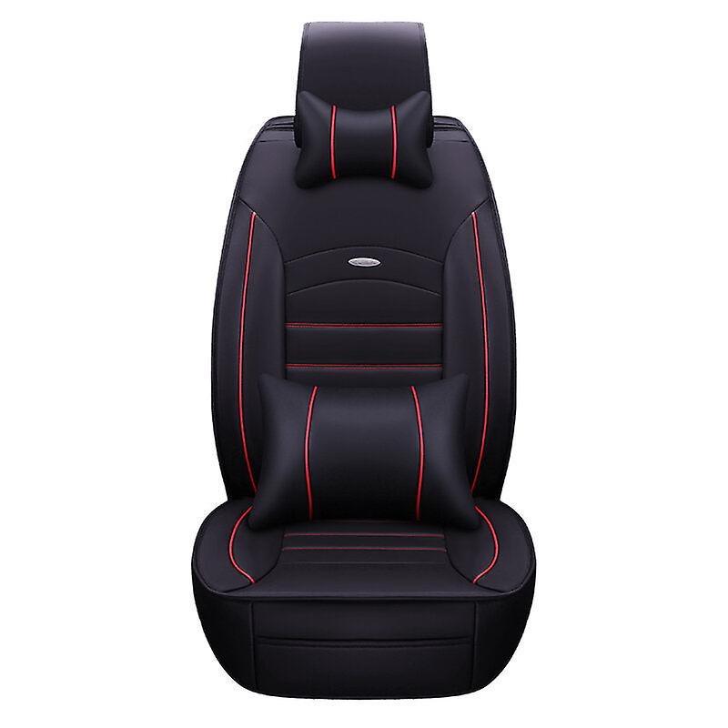 Universal Leather Car Seat Cover Set - Full Surround Cushion Protector For Five Seats