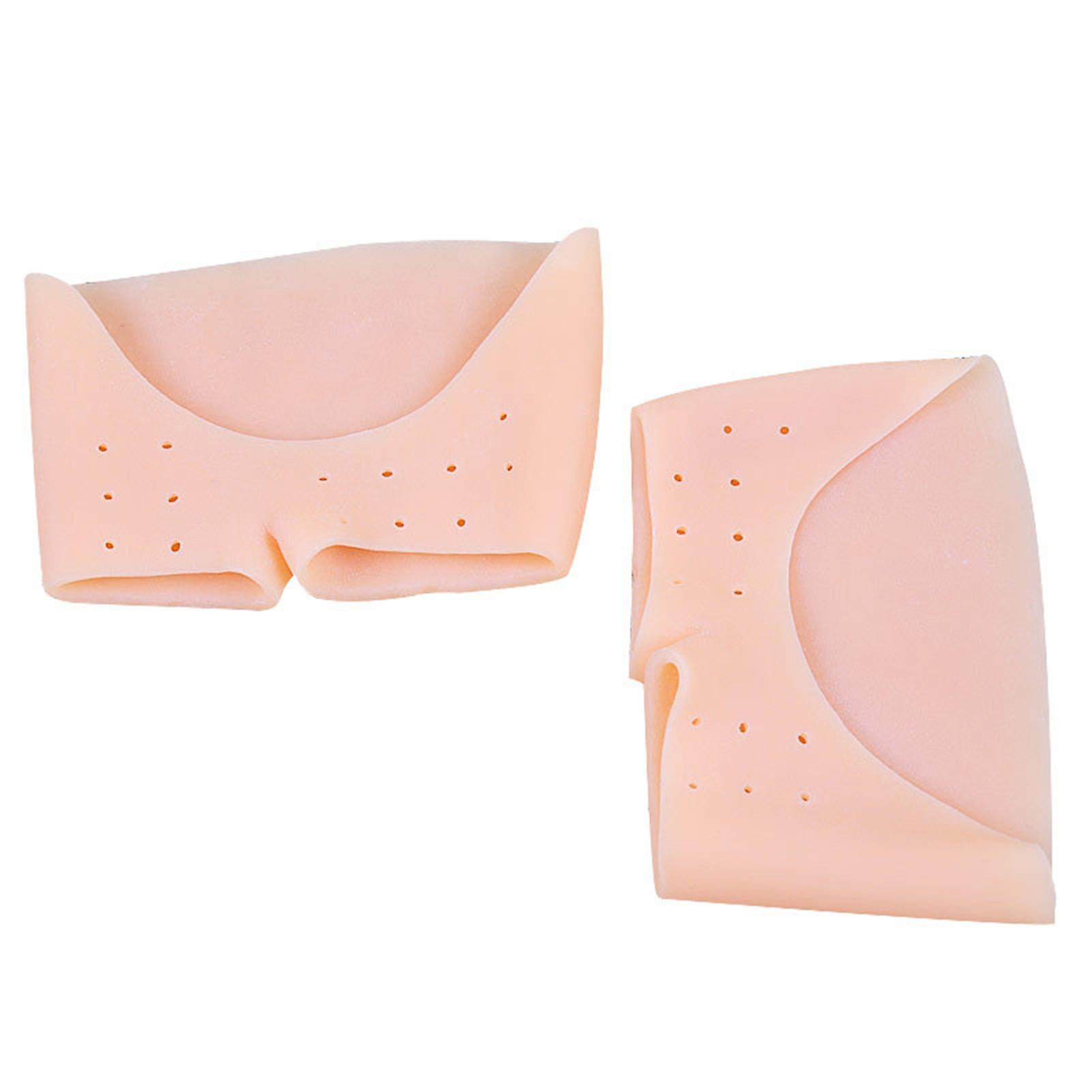 W-Type Soft Toe Protector with Hole Soft Thicken Anti-Pain Pads for Women Female