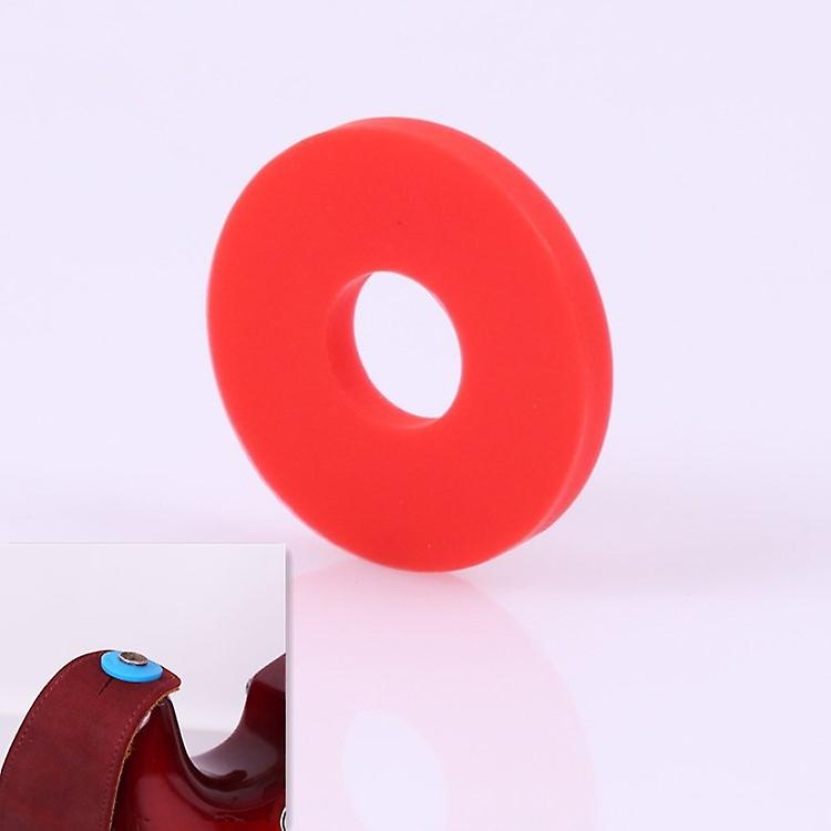 10 PCS No Word Version Silicone Guitar Strap Buckle