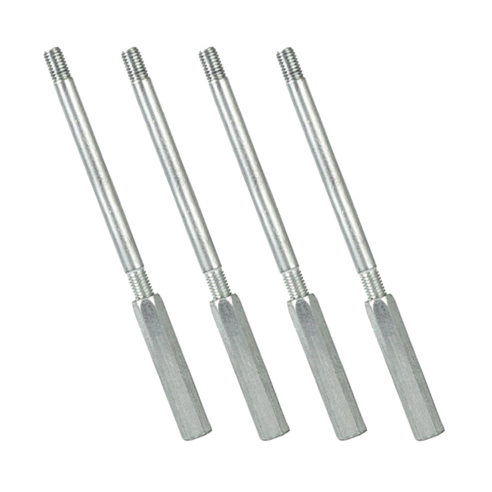 4 stk grillplateholder justerbart stativ rustfritt stål for utendørs grill