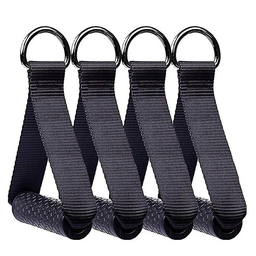 4pcs Handle Resistance Band Replacement For Yoga Exercise Gym Exercise Strength Band