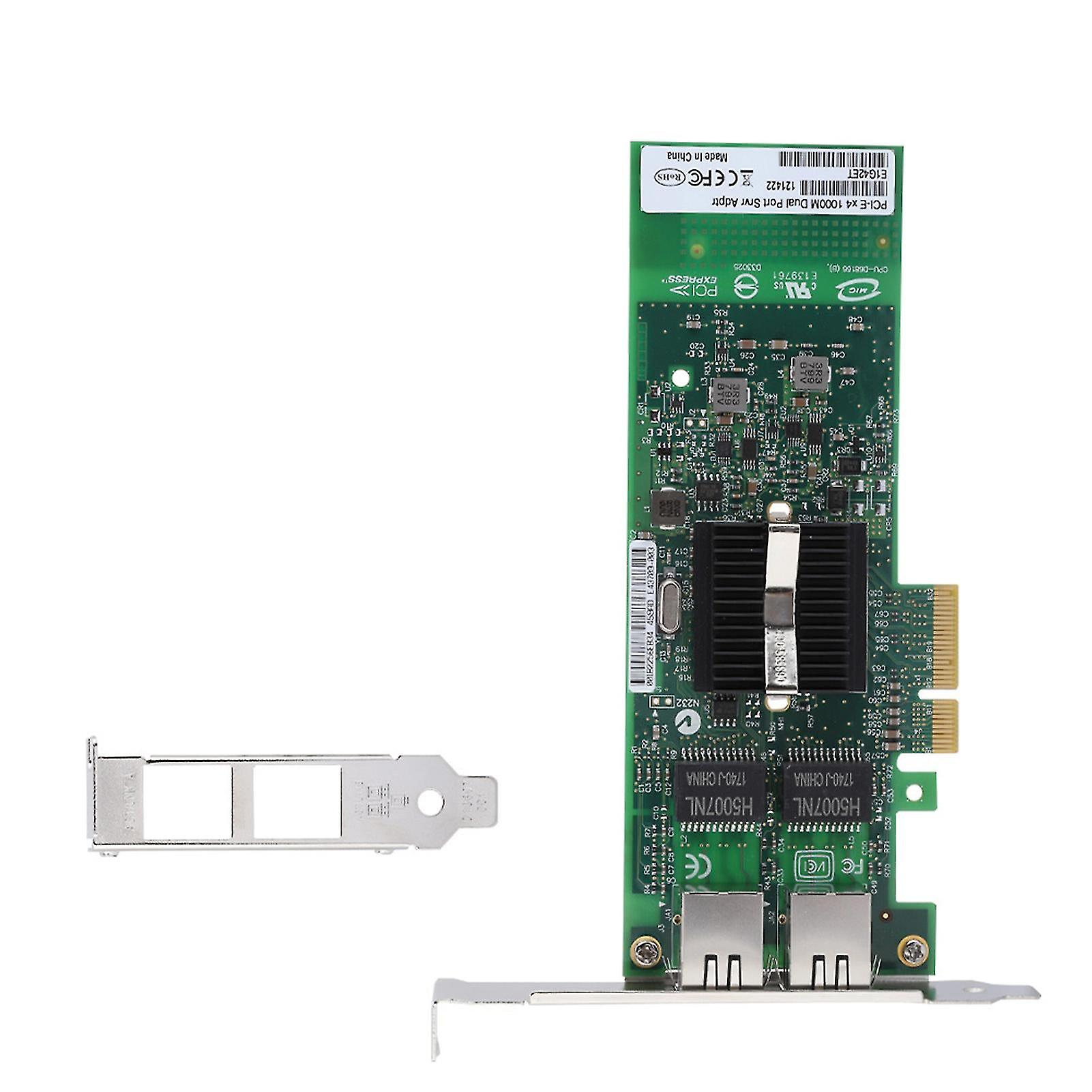 For Intel 82576 Pci-e X4 Dual Port Gigabit Lan Lightning Protection Version 10/100/1000mbps