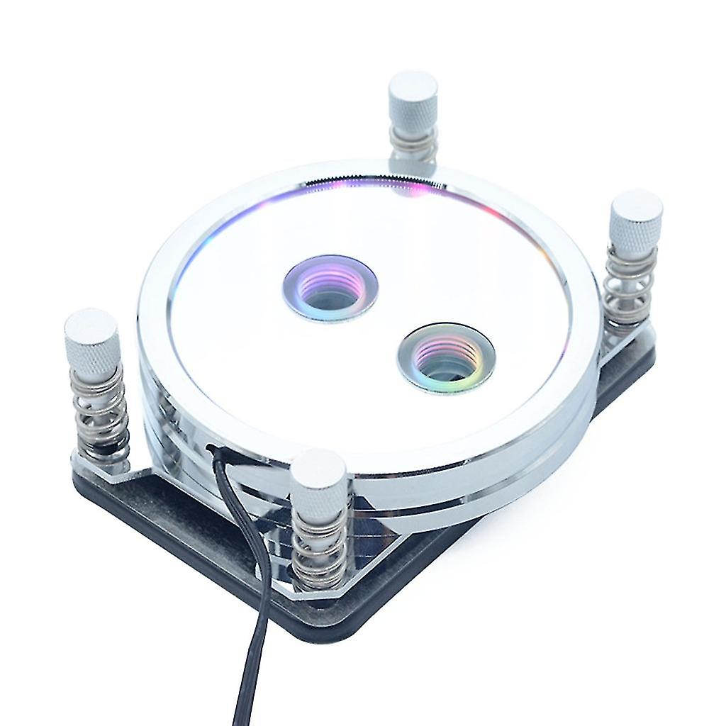 Cpu Water Cooling Block Compatible With Ryzen Amd Am2 Am3 Am4 Processor Cooler Gradient