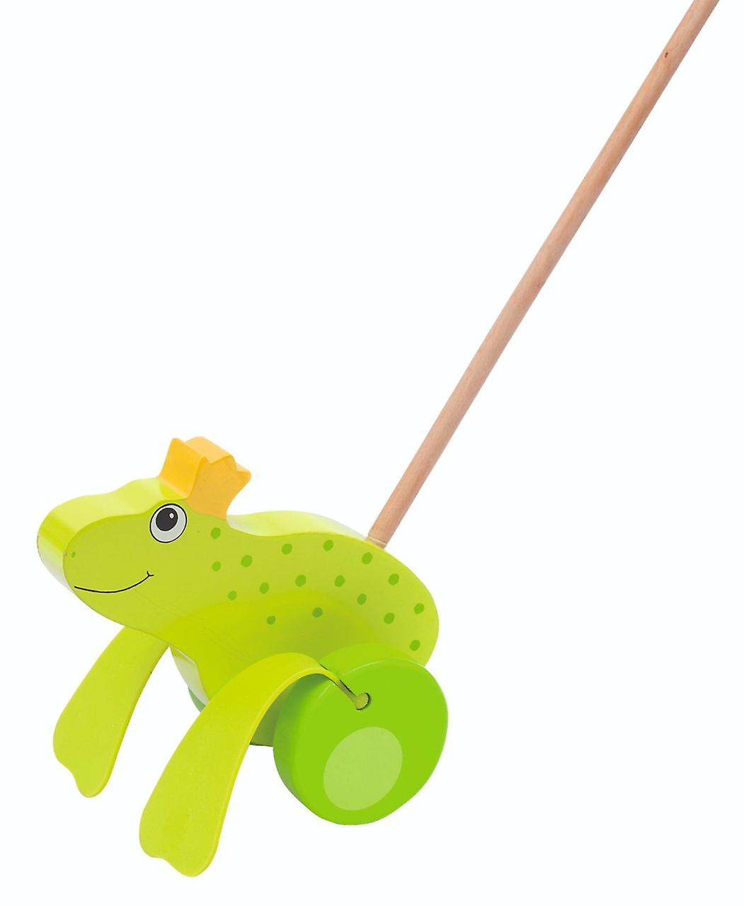 Goki Push-Along Animal - Frog King