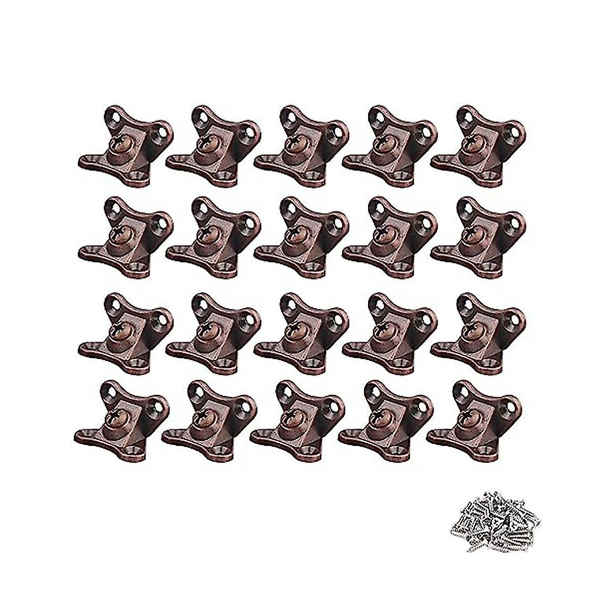 Removable Combination Butterfly Corner Code, Angle Corner Brackets, Heavy Duty Shelf Brackets, L Bracket, (red Bronze)