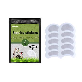 South Moon 10Pcs Snoring Stickers Herbal Formual Safe Non-irritating Heal Snoring Peaceful Sleep