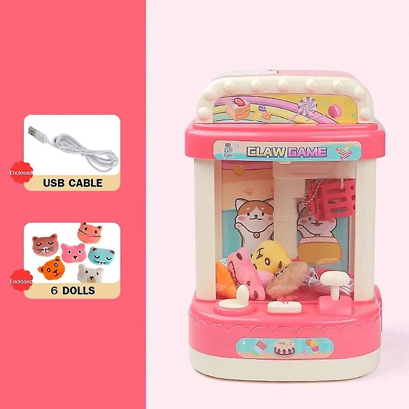Mini Dolls Catch Machine Rechargeable Eiectronic Catch House Rod Control Light And Sound Gift For Girls Babies