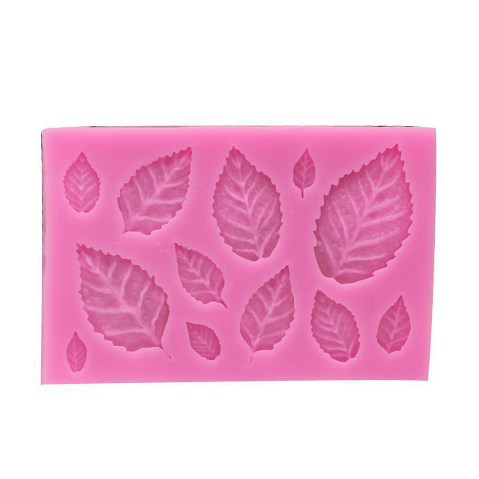 Silicone Leaf Mold Durable Washable Easy Operation Washable Cake Accessory for Kitchen