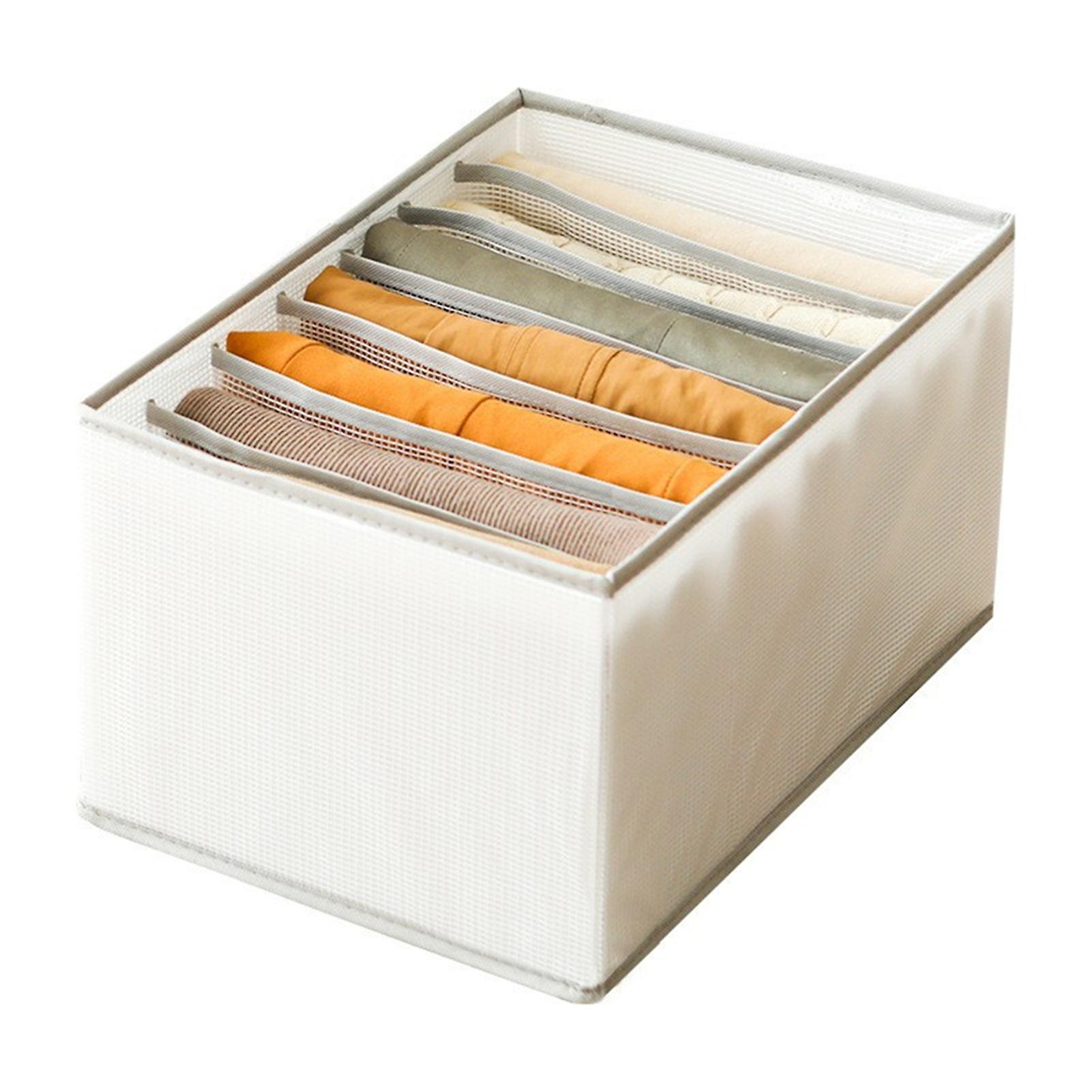 Foldable Clothes Drawer Organiser Large Capacity Compartment Storage Box