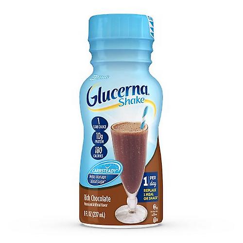 Glucerna Shake الملحق الفموي بنكهة الشوكولاتة الغنية، 8 أونصة (عبوة من 1)