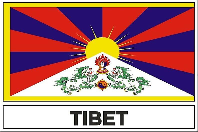 Stick sticker Tibetan flag Tibet