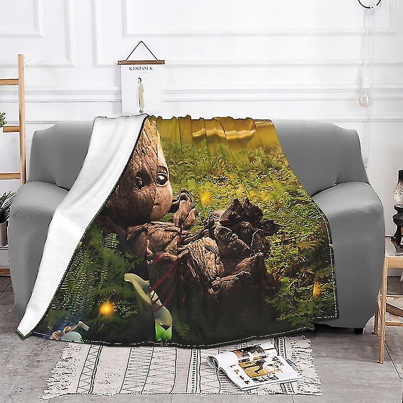 Custom Name Blanket Marval Groot Tapestry Personalized Blankets Birthday Gift Customized Diy