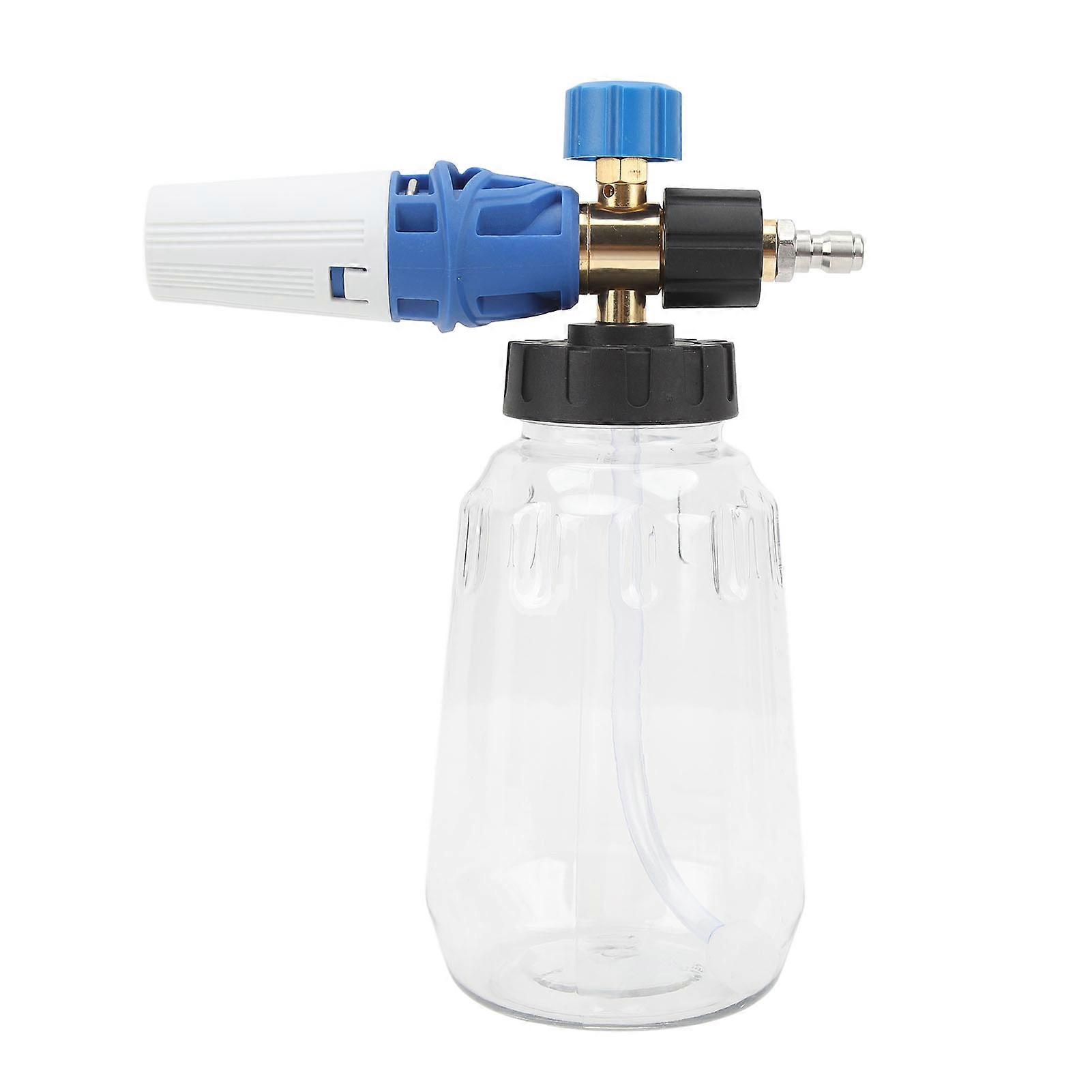 Ouitble Car Snow Foam Sprayer, 1/4in Foam Blaster Quick Connect Wash Gun 4000psi High Pressure Washer Foam Cannon for Car Clean