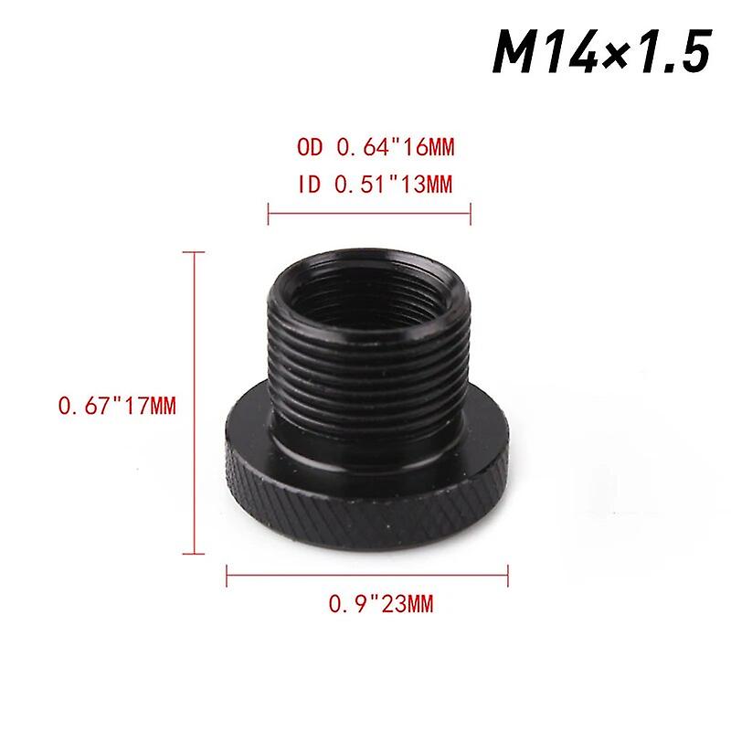 New 1PCS Of 5/8\" X 24 To 1/2-28 To M14x1 To M14x1.5 For Barrel Thread Adapter Aluminum For .223 .308 AK47 AK74 SKS For All NAPA~26961