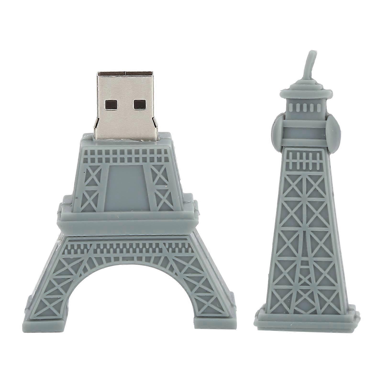 Unique Tower Shape Silicone USB Flash Drive 32GB Portable