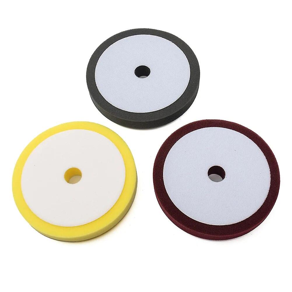 3pcs Sponge Polishing Cones Foam Polishing Pads Set Sanding Disc Sponge Pads for Car Buffer Polisher Waxing Compounding~14215