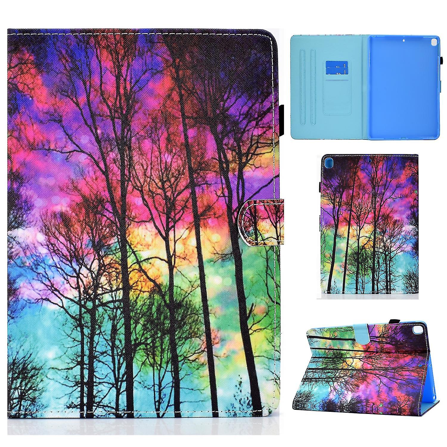 Pattern Leather Case For Ipad 10.2 2021 / 2020 / 2019 Forest