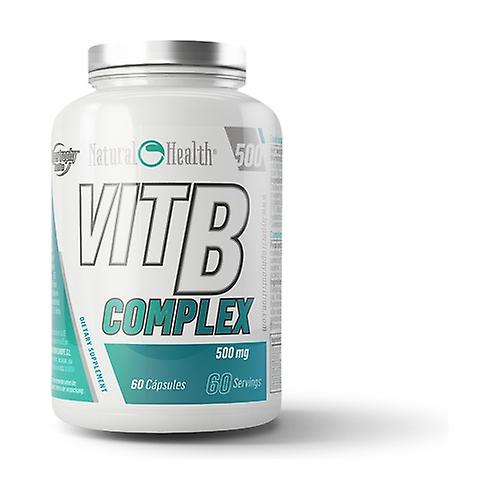 Vit B complex unflavored 60 capsules of 500mg