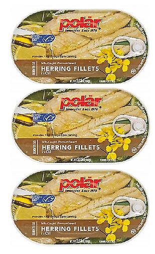 Filetti di aringa polare sott'olio Confezione da 3