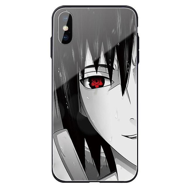 Personalized Tempered Glass Case for Apple iPhone X - Multicolor # 18