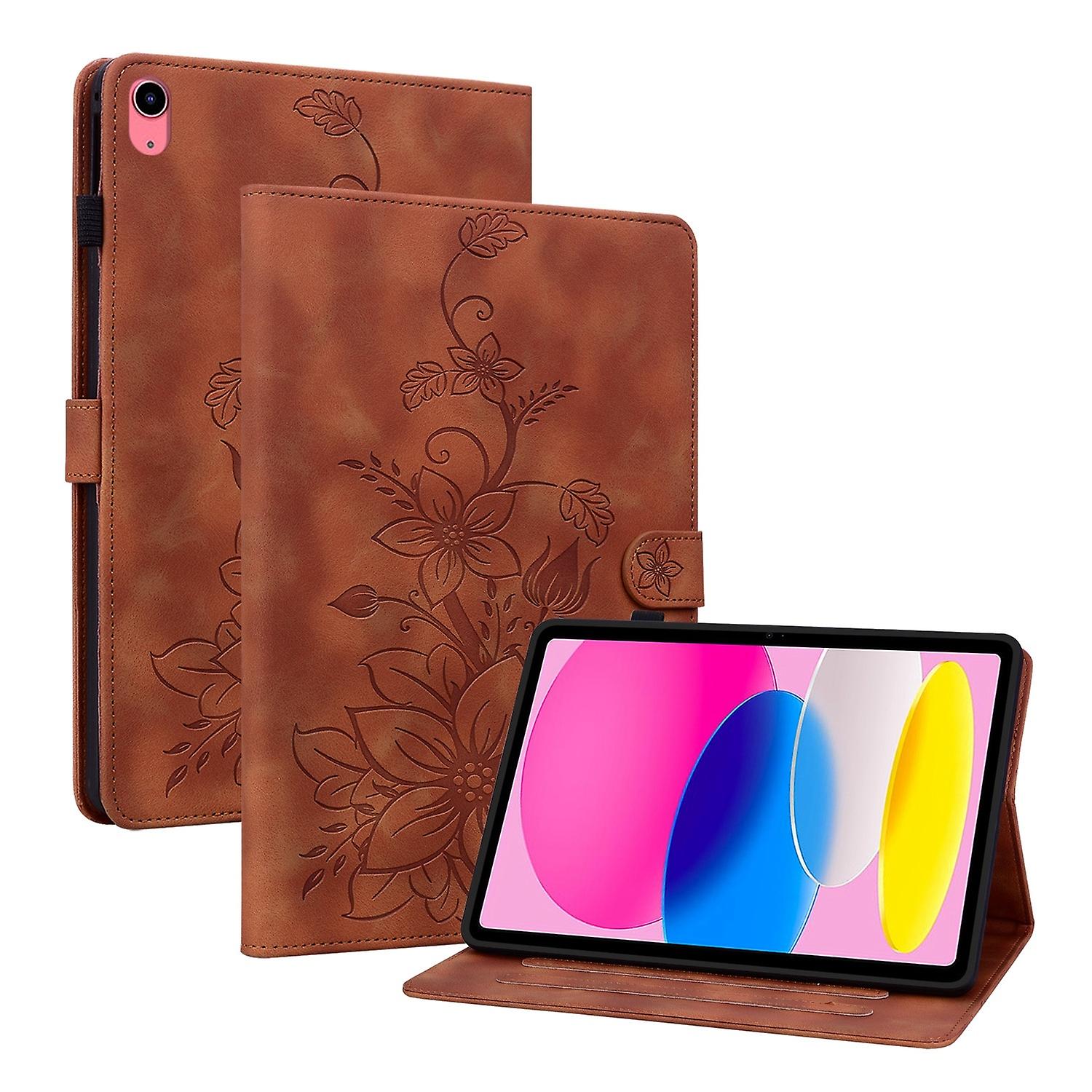 Embossed Leather Case For iPad 10th Gen 10.9 2022