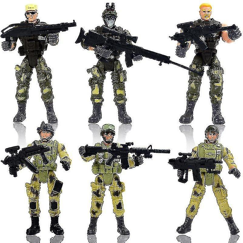 New Swat   Man Command  Figures Action Modern Army Combat Game Figures Model Toys   Plastic Soldiers