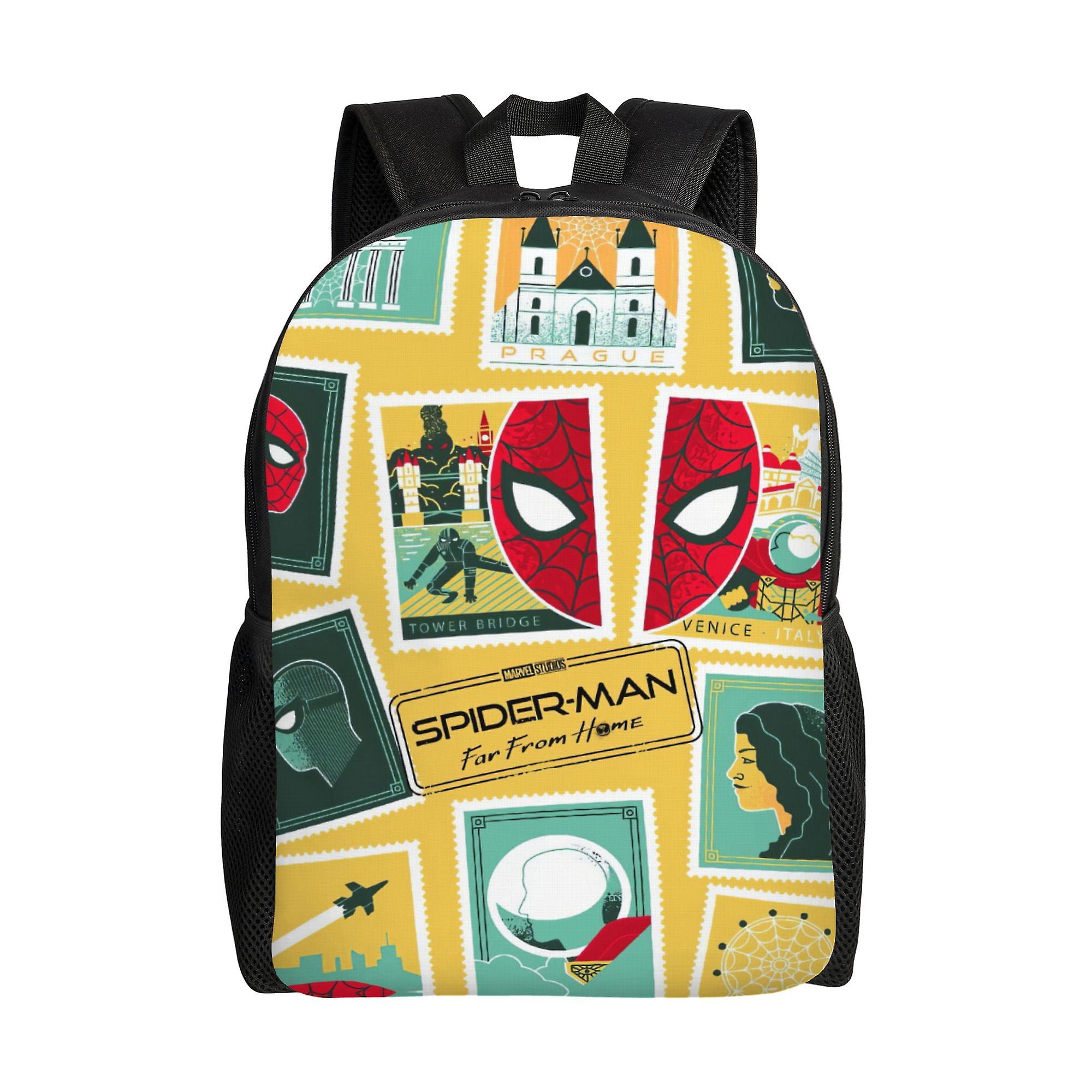 Spider Man Backpack, Adult Kids Simple Lightweight Casual Backpack for Children Student, Travel Backpack Laptop Backpack for College Work Camping