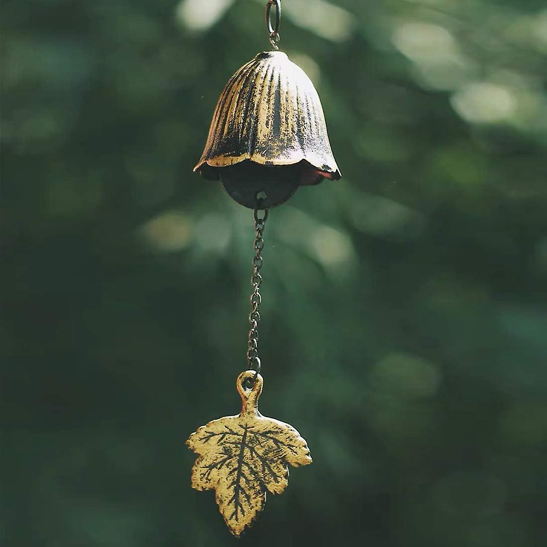 Japanese Vintage Style Cast Iron Wind Chime - Small Hanging Bell